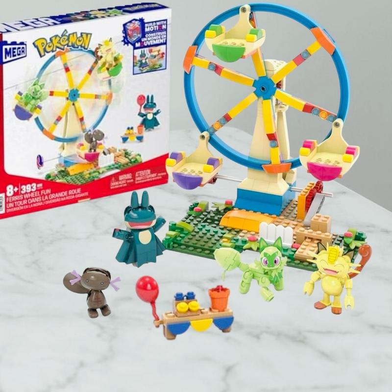 MEGA Pokémon Ferris Wheel Fun Building Toy Kit, with 4 Action Figures (393  Pieces) for Kids | Toys R Us Canada