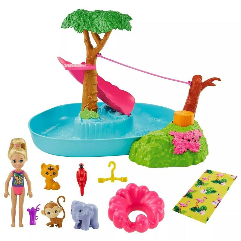 Barbie and Chelsea The Lost Birthday Doll & Splashtastic Pool