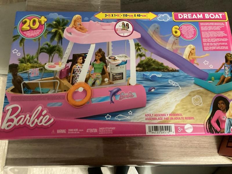 Barbie Dream Boat Playset with Pool Slide and 20 Accessories Toys R Us Canada