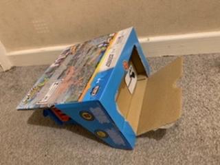 The underneath which made the unpacking very easy!