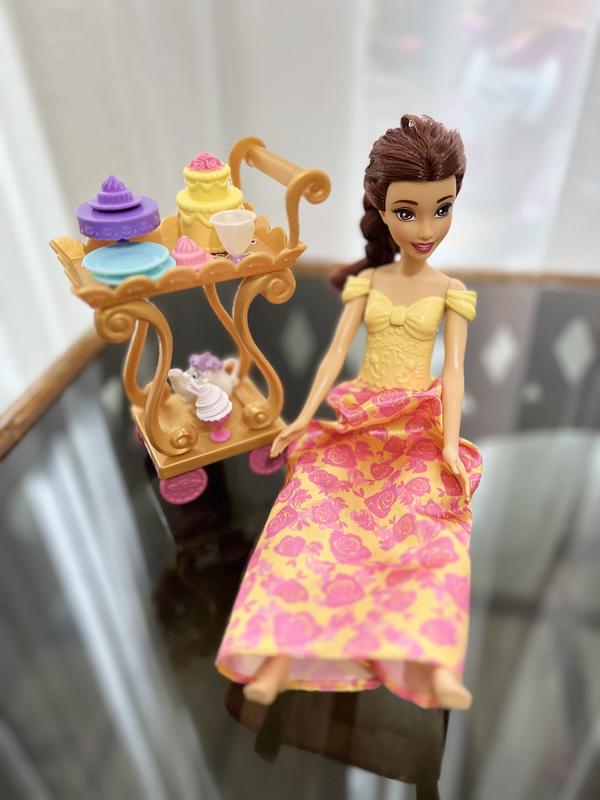 Mattel Disney Princess Toys, Belle Doll with Shiny Clothing, Tea Cart,  Friends and Food Pieces, Tea Time Cart Playset, Inspired Disney Movie -  Yahoo Shopping