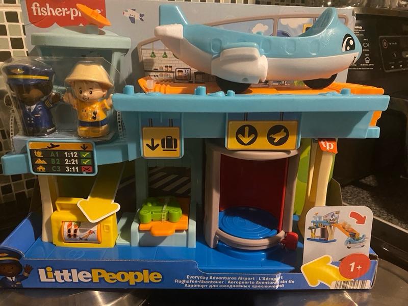 Vintage Fisher outlet Price Little People Twin Size Comforter Farm Airport Town Plane