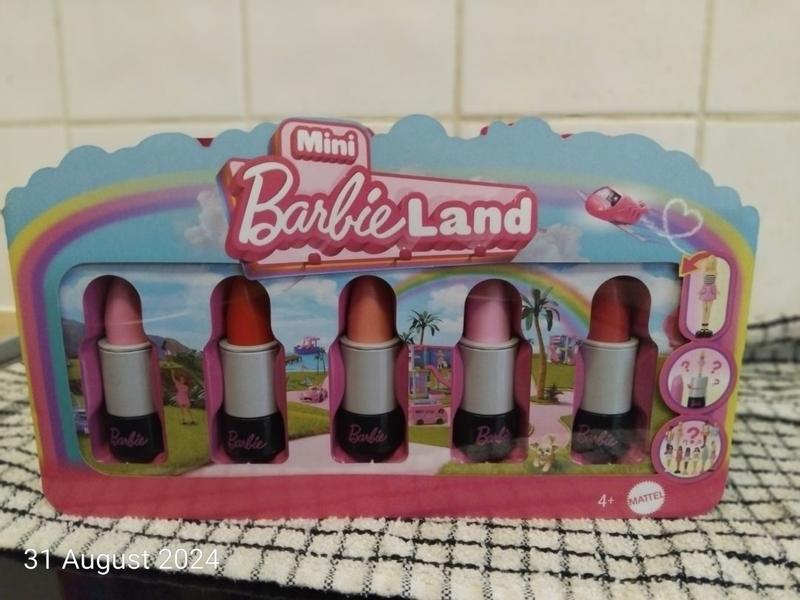 Mini Barbie Fashionistas 3.8cm - Confezione Da 6 Tubetti Rossetto Sorpresa - Giocattolo Bambine 4+ Anni
