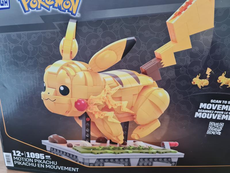 MEGA Pokémon Figurine Action Pikachu 30 cm, Jeu De Briques De Construction  Pour Enfants Et Adultes, Modèle Pokémon À Collectionner Avec 1095 Pièces