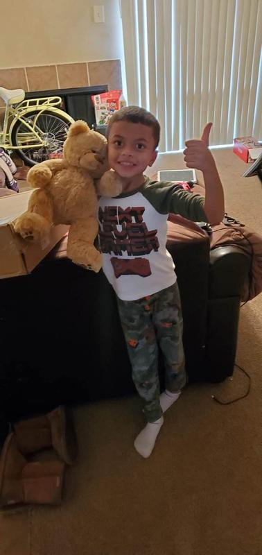memory foam teddy bear