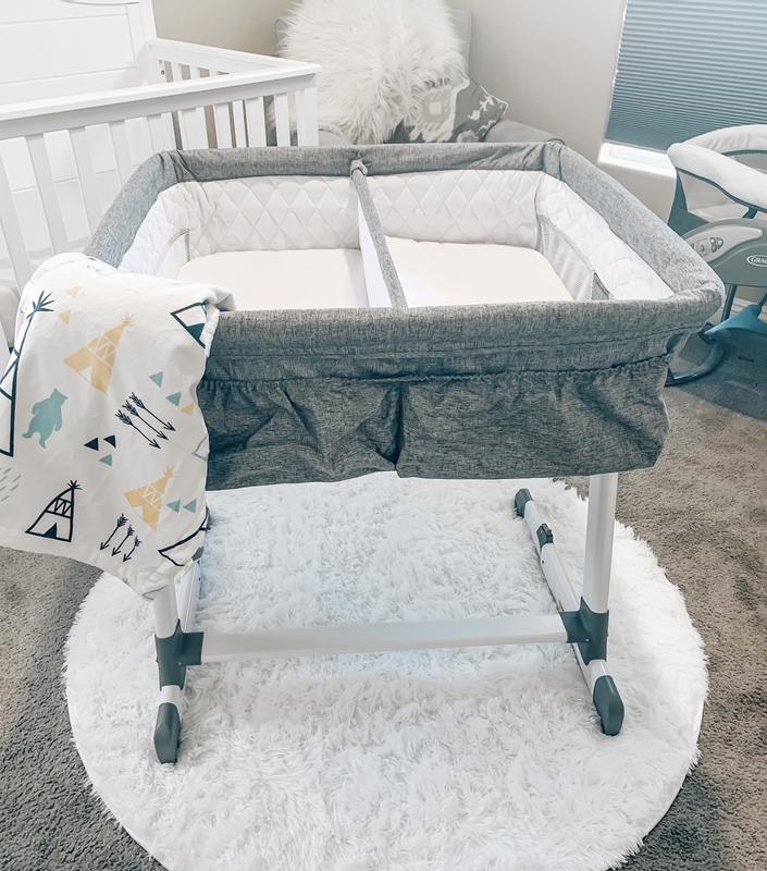 by the bed twin city sleeper bassinet simmons kids