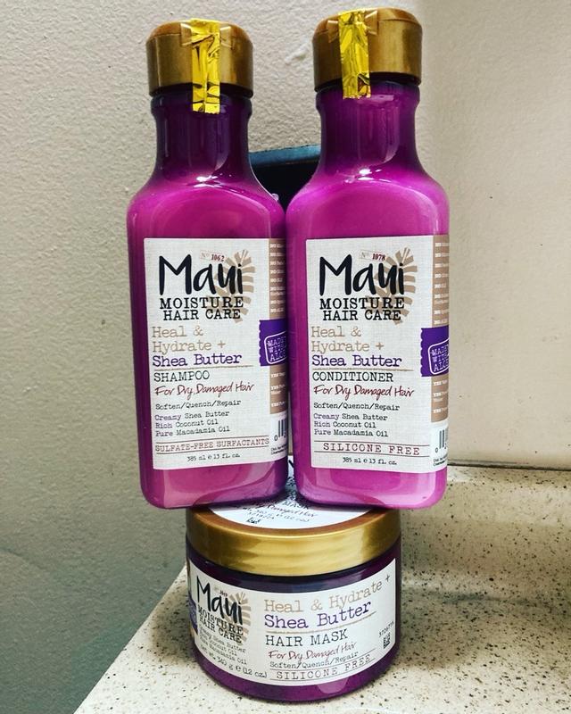 Maui Moisture 2024 Hair Care Shea Butter Heal & Hydrate Shampoo and Conditioner Lot