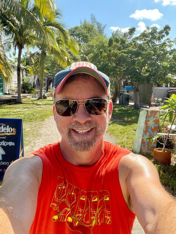 On a bike ride