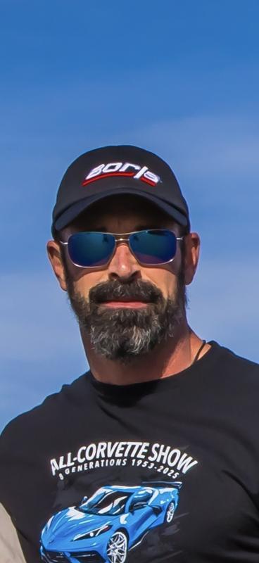 In the sun at Ron Fellows Performance Driving School in Spring Mountain.