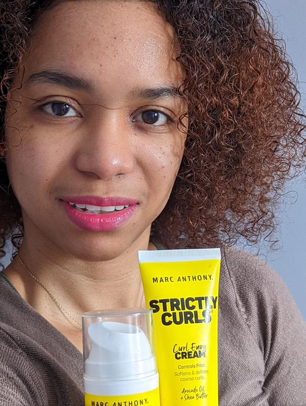 Strictly curls lotion shop on straight hair