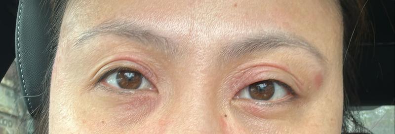After the make up has been removed.