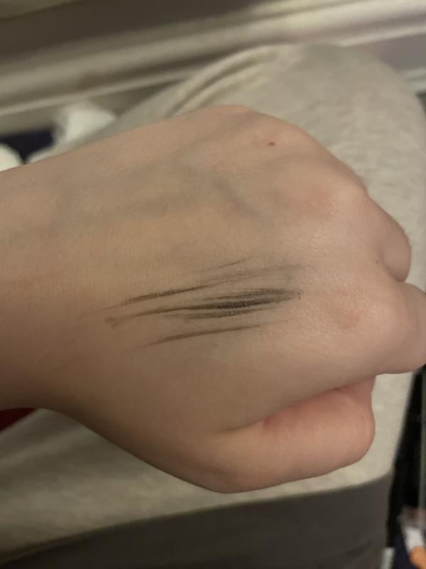 Quite dry, not pigmented.