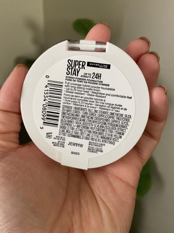 Maybelline Super Stay Full Coverage Powder Foundation (Ingredients