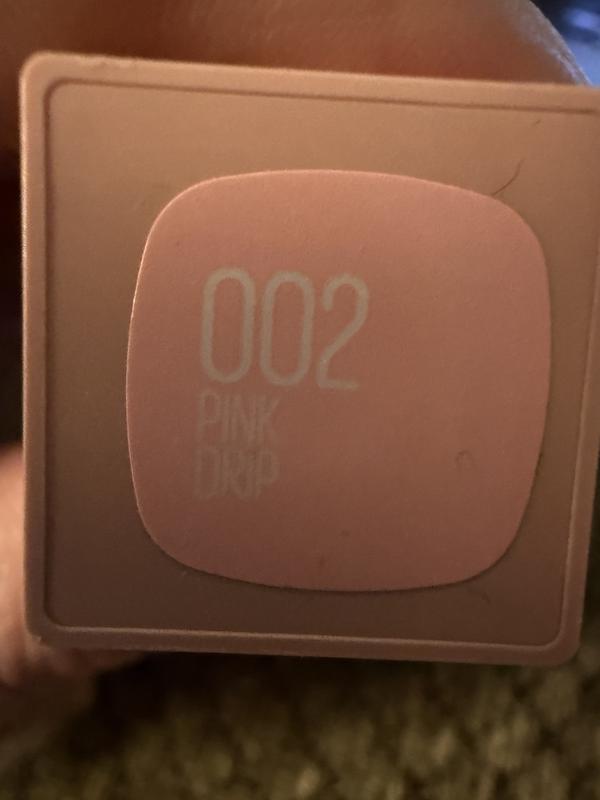 As you can see Pink Drip is how it’s labeled, but the balm is CLEAR and not the light pink color it is suppose to be.