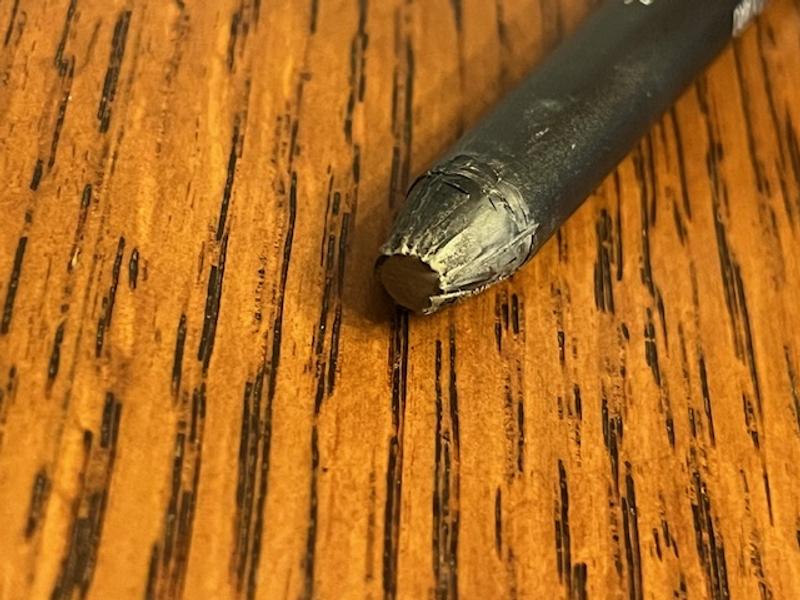 Sharpened pencil
