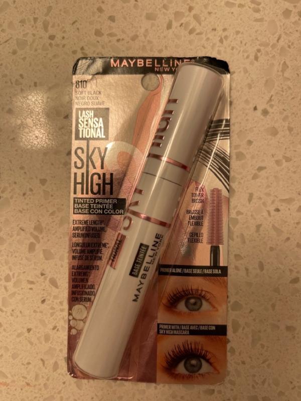 Maybelline Lash Sensational Sky High Tinted Primer Mascara - 810 Soft Black  - 0.26 Fl Oz : Target