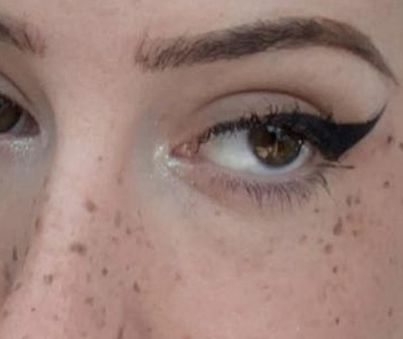 not a very clear photo but waterproof better than sex by too faced