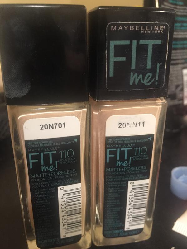 Maybelline New York Fit Me! Matte Poreless Foundation - Multiple Shades  Available