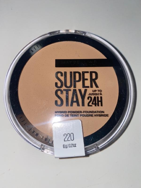 Maybelline Super Stay SuperStay Up to 24HR Hybrid Powder-Foundation, 340,  0.21 oz