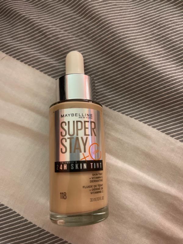 Maybelline Super Stay Super Stay Up to 24HR Skin Tint with Vitamin C, 102,  1 fl oz
