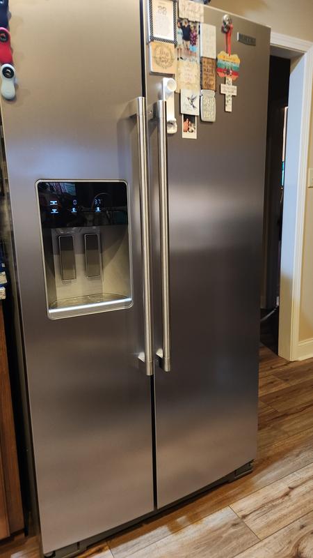 36-inch Wide Counter-Depth Side-by-Side Refrigerator with Arctic