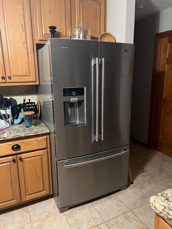 36-Inch Wide French Door Refrigerator - 27 Cu. Ft. Fingerprint