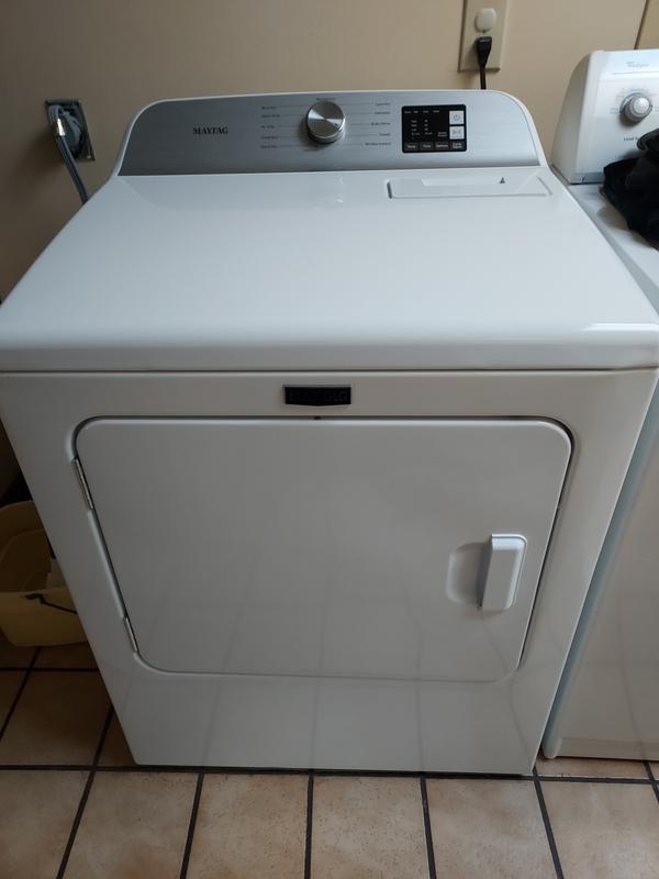 Top Load Electric Dryer with Moisture Sensing - 7.0 cu. ft. White