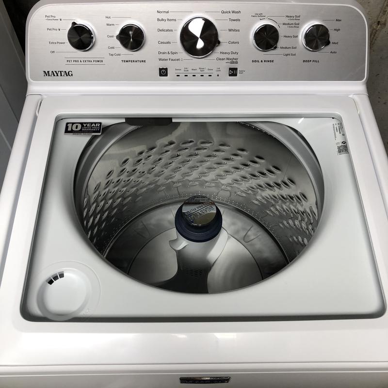 Maytag 5.4 Cu Ft. Top Load Agitator Washer with Extra Power and