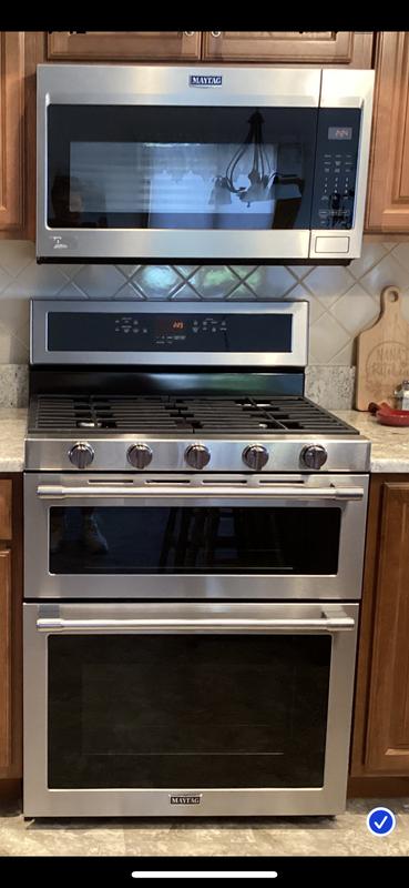 MGT8800FZ by Maytag - 30-Inch Wide Double Oven Gas Range With True  Convection - 6.0 Cu. Ft.