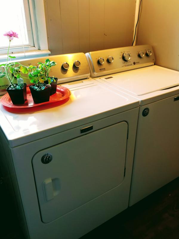 White Top Load Washer With The Deep Water Wash Option And