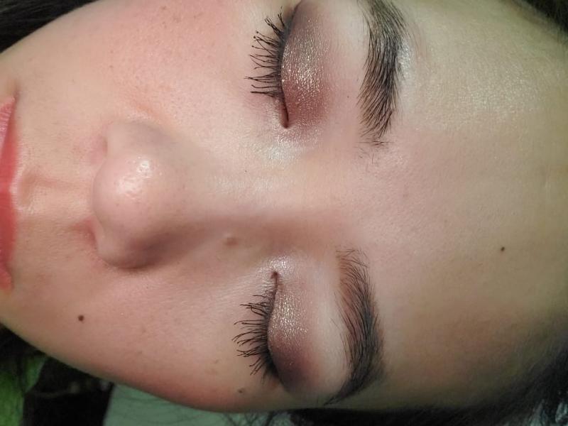"Every Day Is Sunshine" in center of eye lids