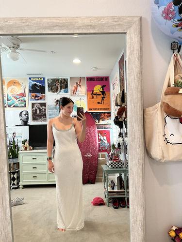 【Mac Duggal】ビーズ スパゲッティストラップ コラムガウン Mac Duggal Beaded Spaghetti Strap Column Gown | Bloomingdale's