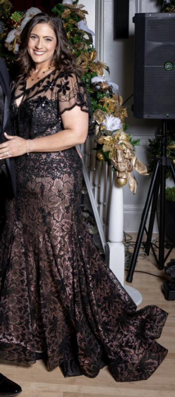 ★Mac Duggal★ Black ストラップレス ビスチェボールドレス Mac Duggal Tulle Strapless Bustier Ruffled Gown | Saks Fifth