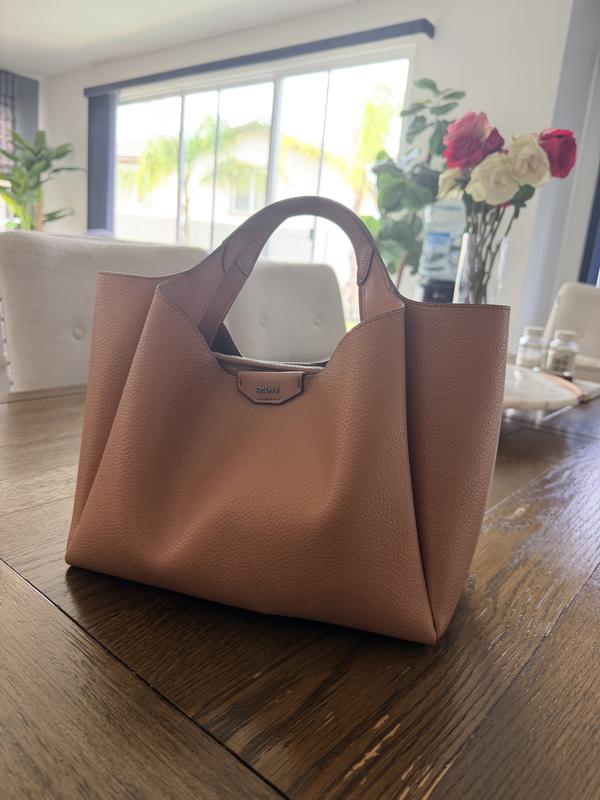 DKNY WILLA SATCHEL - Handtas - garnet/bordeauxrood