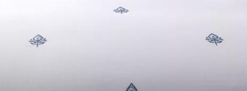 Beautiful embroidered detail