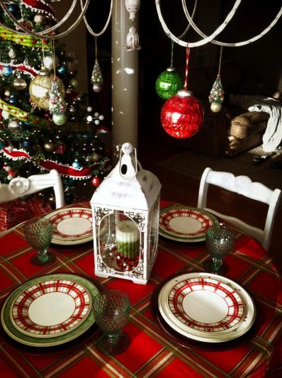 Christmas setting