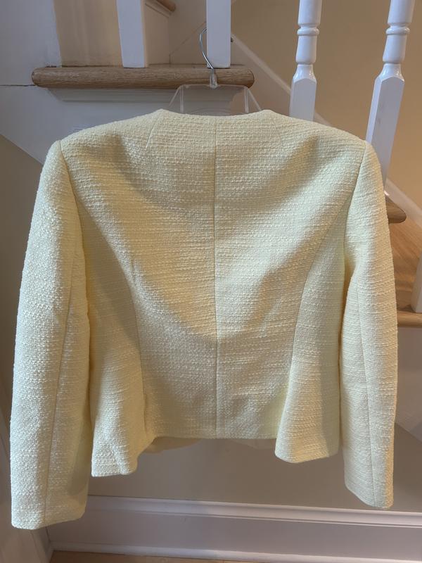 Notice detailed style on the back of the jacket.