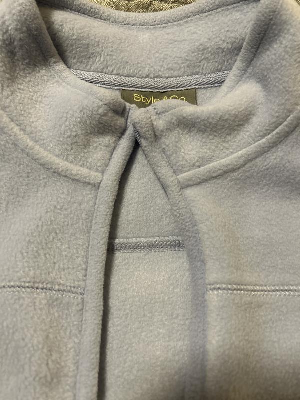 Style & Co Petite Polar Fleece Zip-Front Jacket, Created for