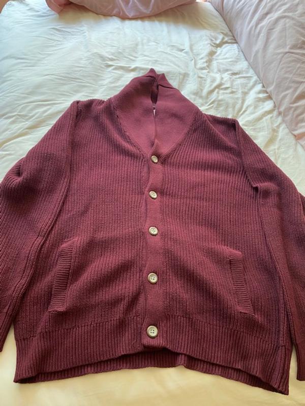 Sweater with warm collar and 2 pockets