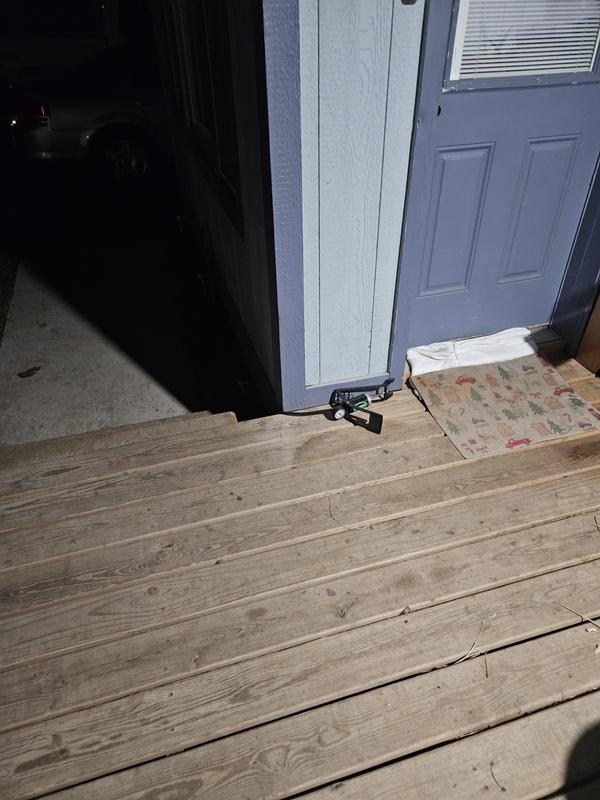 As you can see, there is no package on my porch yet.