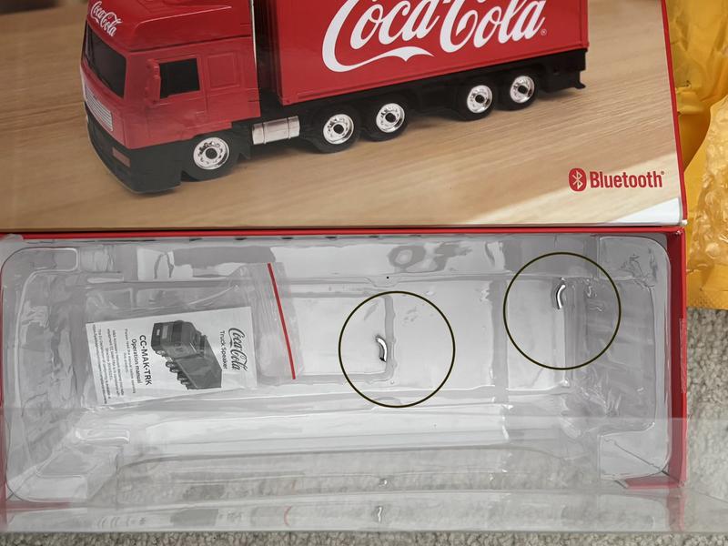 Coca-Cola Truck Shaped HD Blueooth Speaker and FM Radio - Macy's