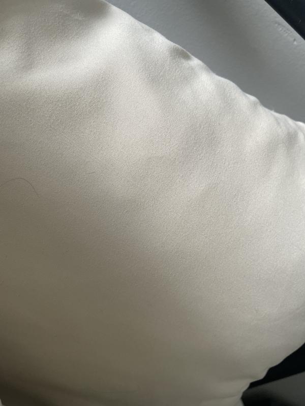 Looks dirty but it’s just yellow. Was supposed to be nude.