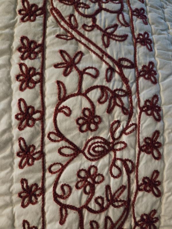 Embroided pattern