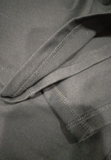 stitching shown for capri length legging