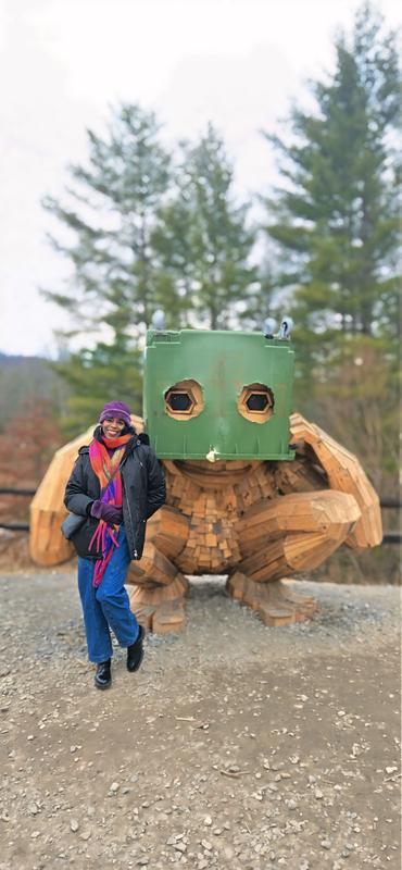 Asheville - Arboretum, Troll exhibit