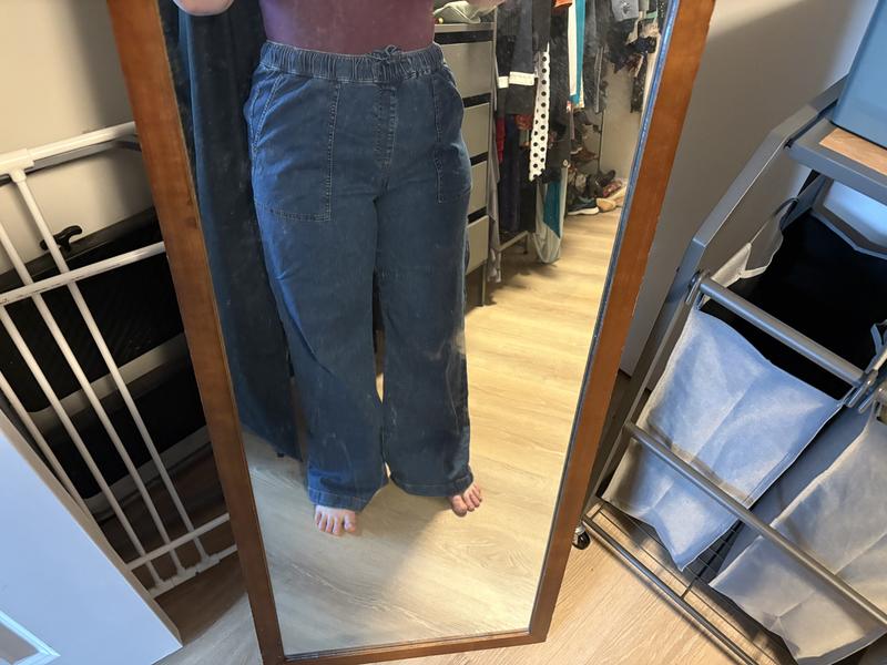 Pants in mirror