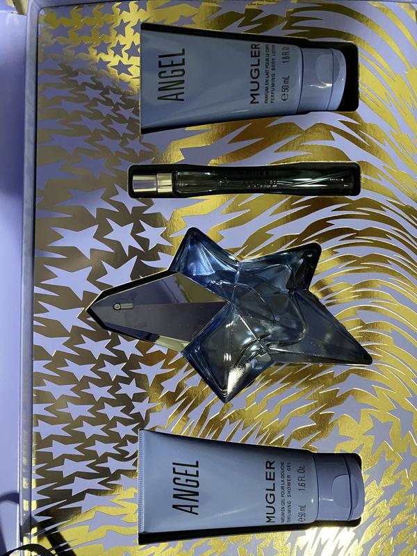 Perfume alone $160.  The gift package was $150 with same size perfume plus a purse size and 2 extra gifts by Mugler.  Great deal - Get it while you can.