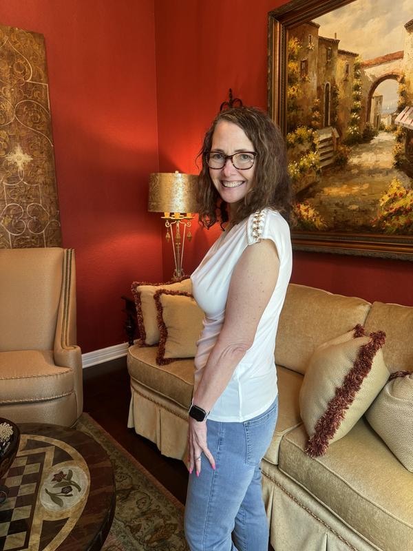 Close up, full body and side view of blouse