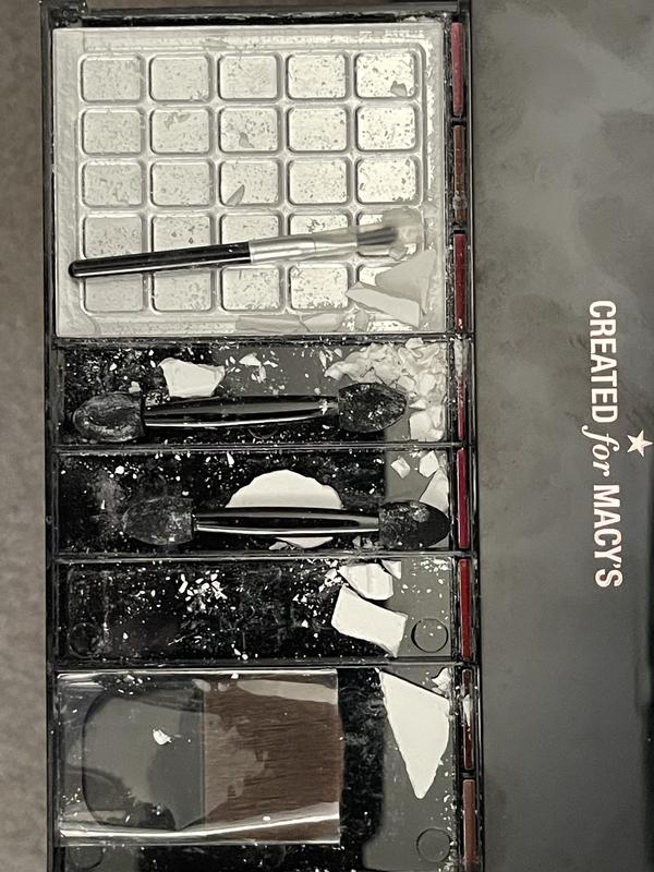 Photo of the make up drawer that has the damaged product.