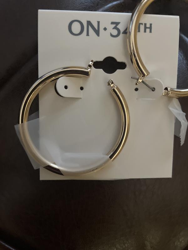 Broken earrings taped to the packaging. I will be returning them.